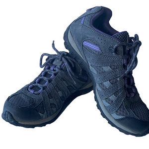 Columbia Women's Charcoal and Lavender Athletic Shoes